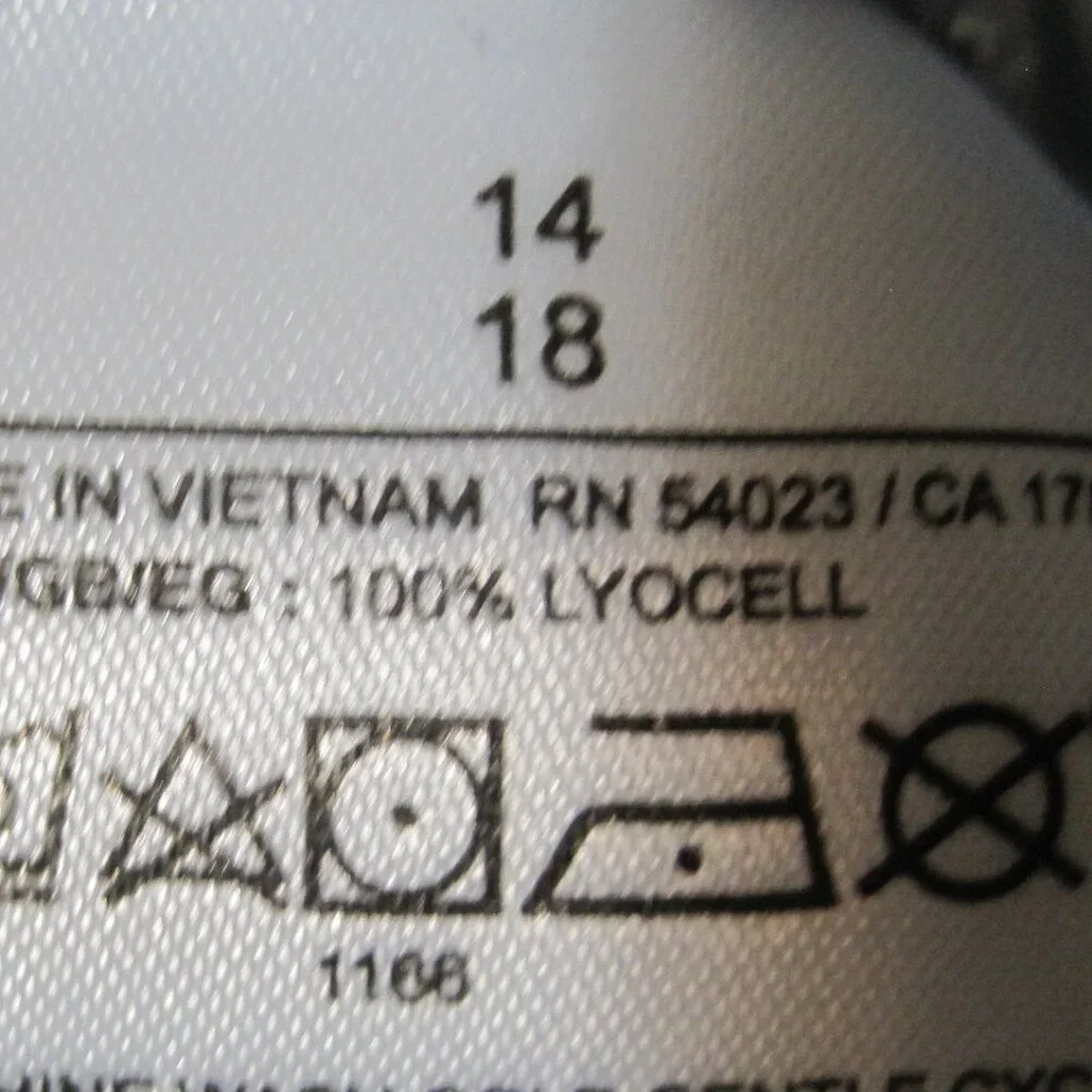 NWT  Gap Factory TENCEL™ Lyocell Easy Wide-Leg Trousers sz 14 - Picture 10 of 10